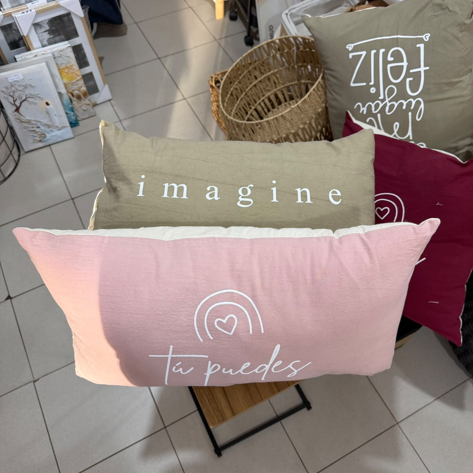 Almohadones medianos x 2 unidades