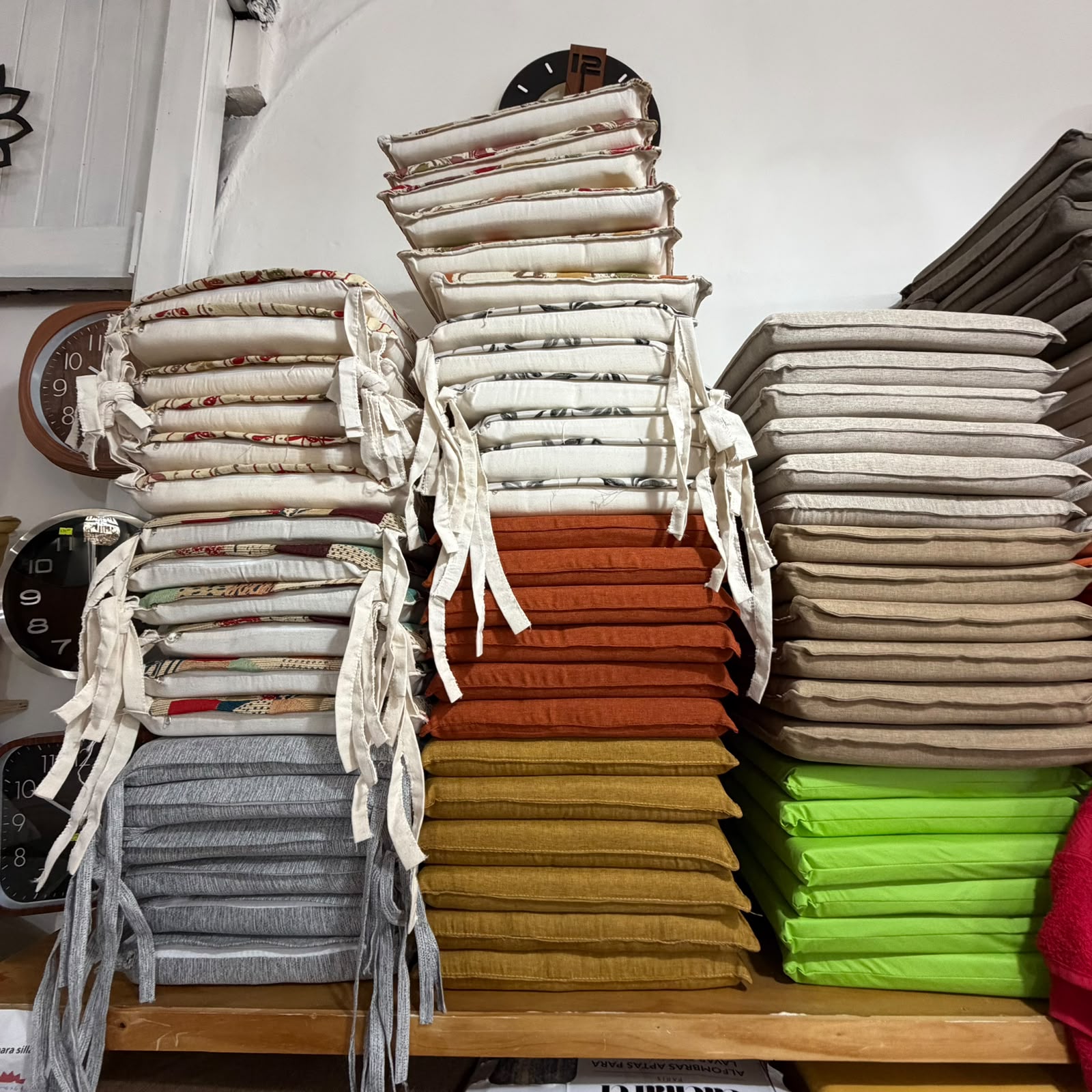 Almohadones para sillas promo x 6 unidades