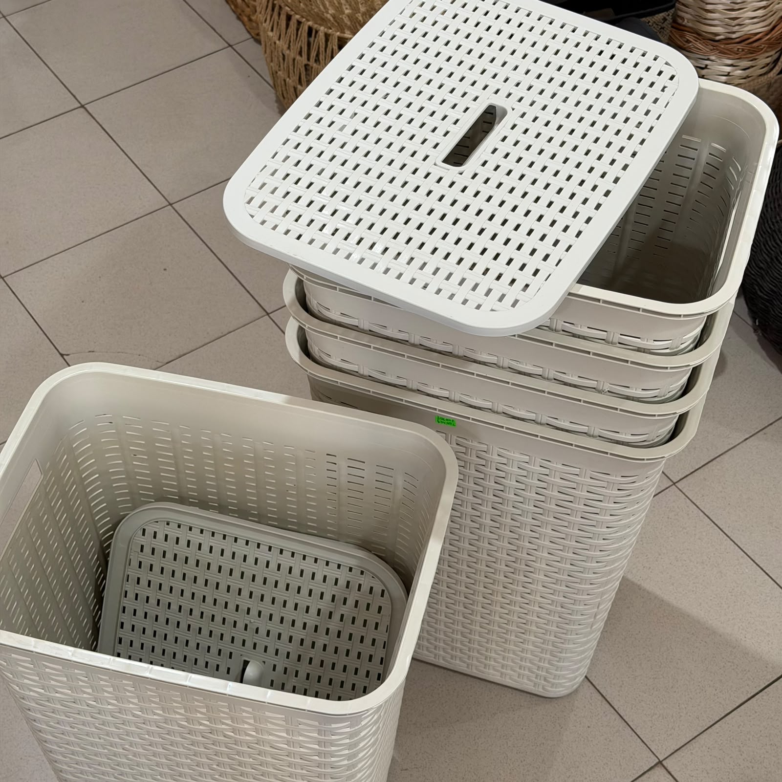 Canasto rattan grande